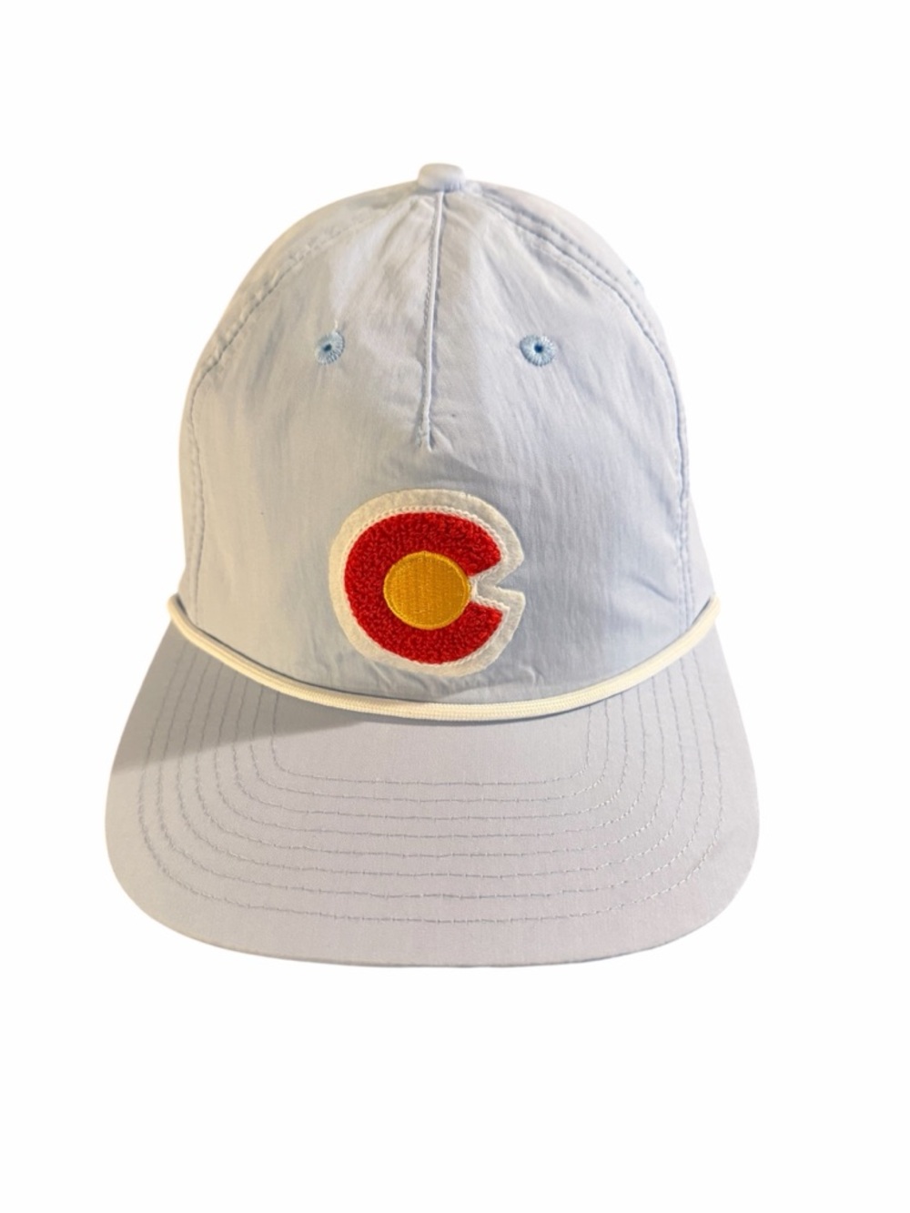 Crafted MFG  Light Blue Colorado Embroidered Logo Cap